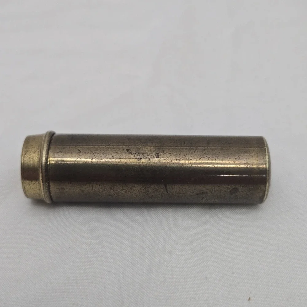 Vintage Vogel Lark Retractable Brass Camera Lens & Makeup‎ Brush - Japan 1950s